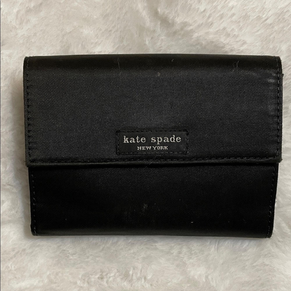 kate spade Black Trifold Wallet